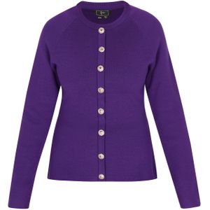 faina Gebreid vest  lila