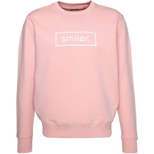 smiler. Trui 'Cuddle'  rosa / wit