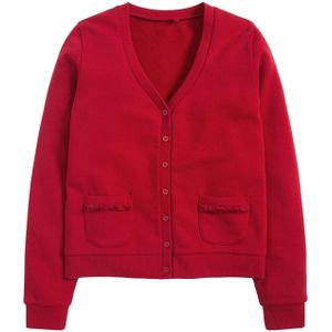 Next Gebreid vest  rood