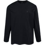 JP1880 Longsleeve zwart, Effen