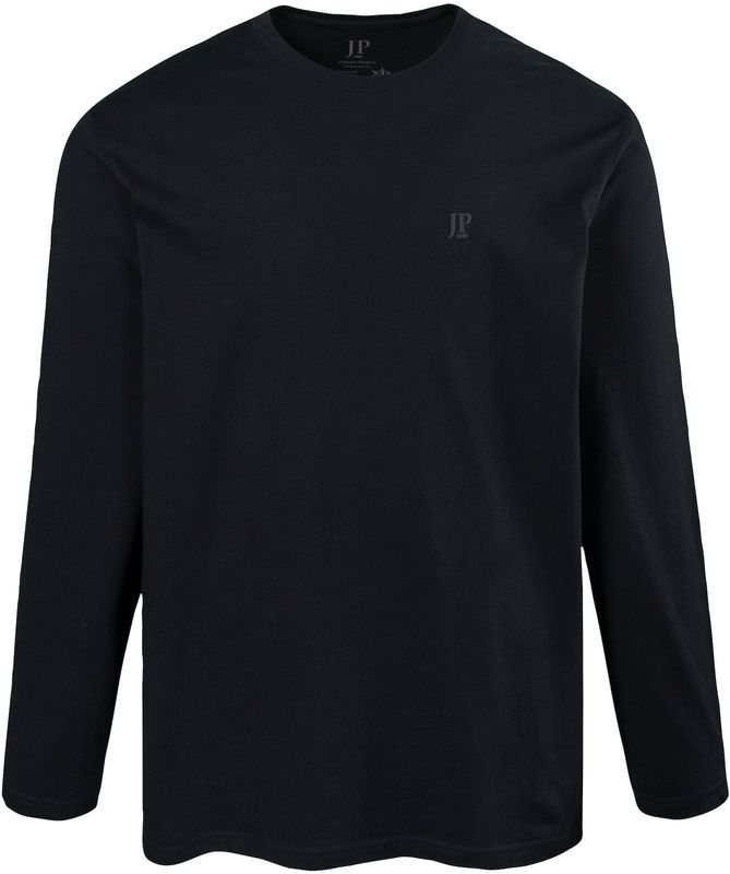 JP1880 Longsleeve zwart, Effen