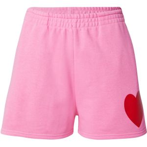 miss goodlife Broek 'Amour Paris'  lichtroze / bloedrood