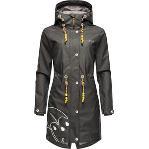 MARIKOO Functionele mantel  geel / antraciet / wit