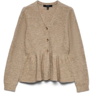 Vmeika - Gebreid Vest - V-Hals - Lange Mouwen - Regular Fit