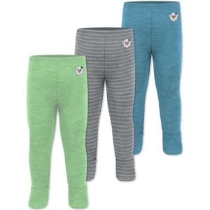 normani Broek  blauw / grijs / grasgroen / wit