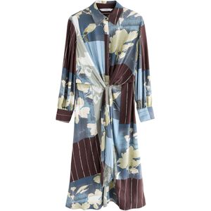 Next Blousejurk  saffier / chocoladebruin / pastelgroen / offwhite