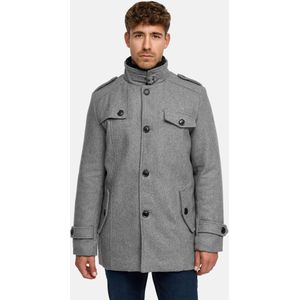 Indicode - Brandon - Korte Jas - Lichtgrijs - Herenjas