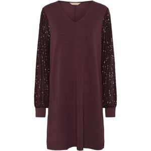 CULTURE Jurk 'CUChabrina'  wijnrood