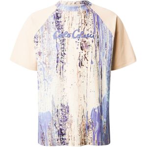 Carlo Colucci Shirt  opaal / violetblauw / offwhite