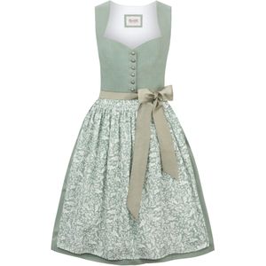 STOCKERPOINT - Dirndl Rhianna - Pastelgroen - Kleding - Mouwloos - Knielengte