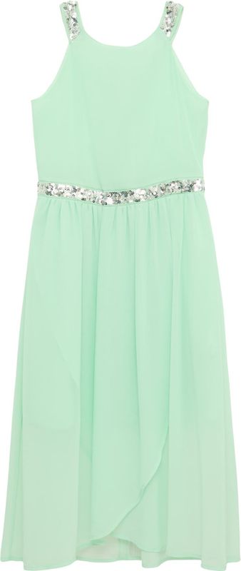 s.Oliver - Jurk - Lichtgroen - Chiffon - 3/4 Lengte