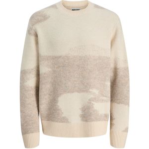 JACK & JONES Trui 'JCOFlare'  grijs / taupe