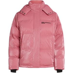 KARL LAGERFELD - Winterjas - Lichtroze / Zwart - Gewatteerde Jas
