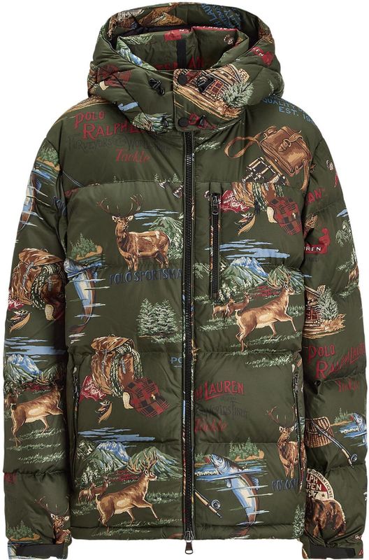 Polo Ralph Lauren Tussenjas  lichtblauw / bruin / groen / bordeaux