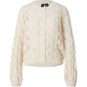 VERO MODA Gebreid vest 'VMALICE'  crème