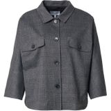 MORE & MORE - Blazers - Grijs - Normale Pasvorm - Licht Gevoerd