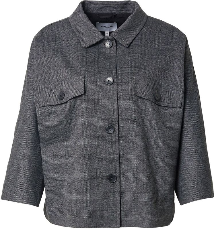 MORE & MORE - Blazers - Grijs - Normale Pasvorm - Licht Gevoerd
