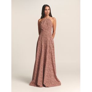 St MRLO Jurk 'MIKA MAXI DRESS'  pink / zwart
