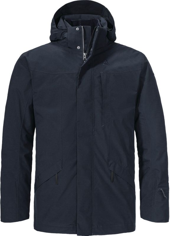Schöffel - Urban 3in1 Parka - Blauw - 2-in-1-jack