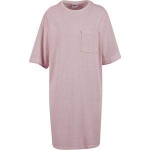 Urban Classics - Jurk - Oudroze - Jersey - Knielengte