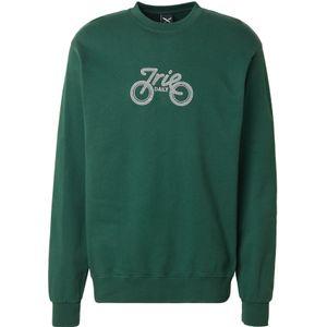Iriedaily Sweatshirt 'Daily Bike'  groen / offwhite