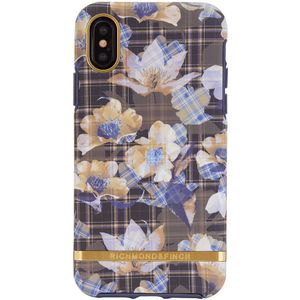 Richmond And Finch Floral Checked iPhone X/Xs Cover (U)