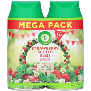Air Wick Freshmatic Twin Refill Strawberry Mojito Bliss 250 ml 2 stk.