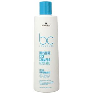 Schwarzkopf Bonacure Moisture Kick Shampoo 500ml - Normale shampoo vrouwen - Voor Alle haartypes