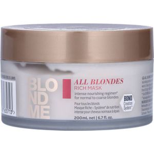 Haarmasker Schwarzkopf All Blondres Rich (200 ml)