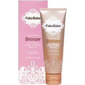 Fake Bake Bronzer Matte Medium Instant Tan Lotion Wash-Off 125 ml