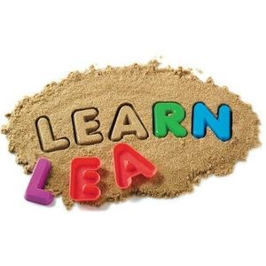 Zand vormen alfabet - hoofdletters