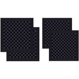 Kombi-Set DDDDD Barbeque Anthracite 2 Küchentücher + 2 Geschirrtücher-60 x 65 cm