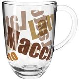 Latte Macchiato-Tasse Leonardo 3 colours Napoli (6-teilig)