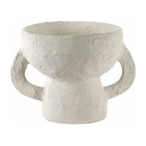 Vase Serax Earth Interior by Marie Michielssen White S 23 x 23,0 x 22,5 cm