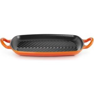 Grillplatte Le Creuset Orange Rot 30 cm