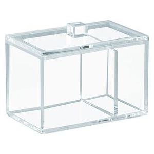 Aufbewahrungsbox iDesign Clarity Divided Transparent (12,7 x 7,6 x 10,7 cm)
