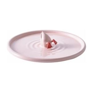 Teller POLSPOTTEN Plate Diving Duck Light Pink