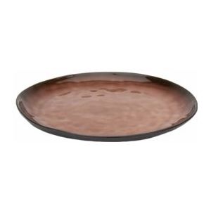 Servierteller Serax Pure Tableware by Pascale Naessens Black Brown L 33,6 cm