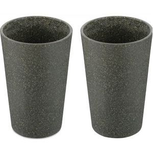 Becher Koziol Bio-Circulair Connect Nature Ash Grey 350 ml (2-Stück)