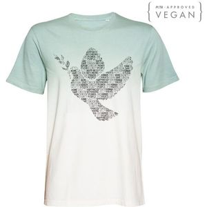Amnesty uniseks T-shirt Peace dove | groen-XXXL