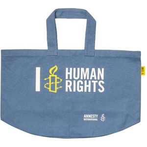 Strandtas I love Human rights