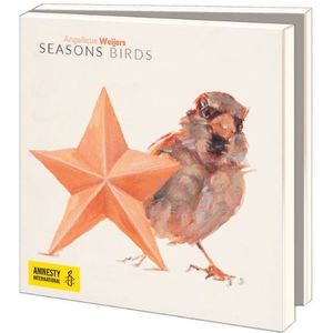 Kerstkaarten Angelique Weijers, Seasons Birds