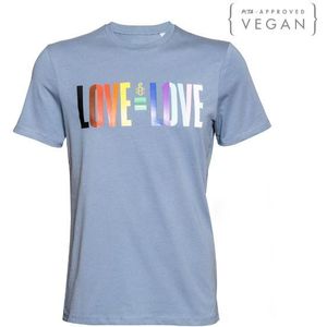 Amnesty uniseks T-shirt Love = Love | grijs -XXL