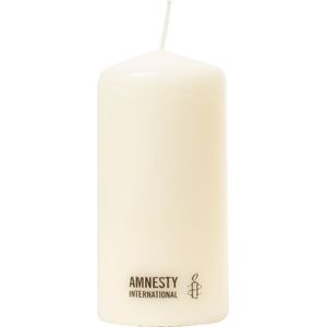 Amnesty kaars classic logo ivoor