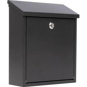 Practo Garden brievenbus Amsterdam - mat zwart - wandmontage