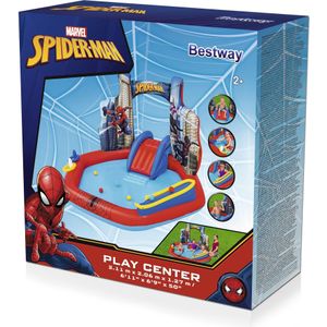 Opblaasbaar Spider-Man Kinderzwembad 211 x 206 x 127 cm