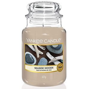 Yankee Candle Geurkaars Large Seaside Woods - 17 cm / ø 11 cm