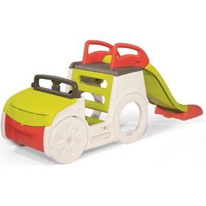 Smoby adventure car met glijbaan & zandbak - goed voor uren speelpret!