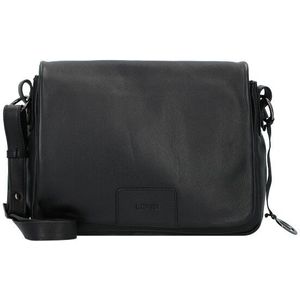 L.CREDI Eva Flapbag - Schoudertas - Zwart - Leder