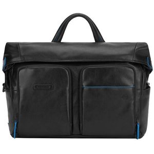 Piquadro Blue Square Revamp Fietstas 40 cm  zwart